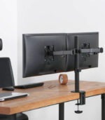 Rack para dos monitores de escritorio de 14 - 32 pulgadas